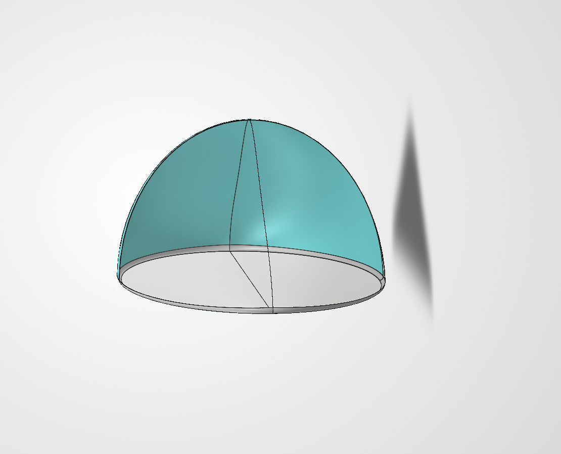 Front view of the canopy